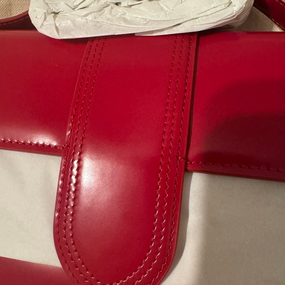 Jacquemus the large bambino red bag - Picture 5 of 10